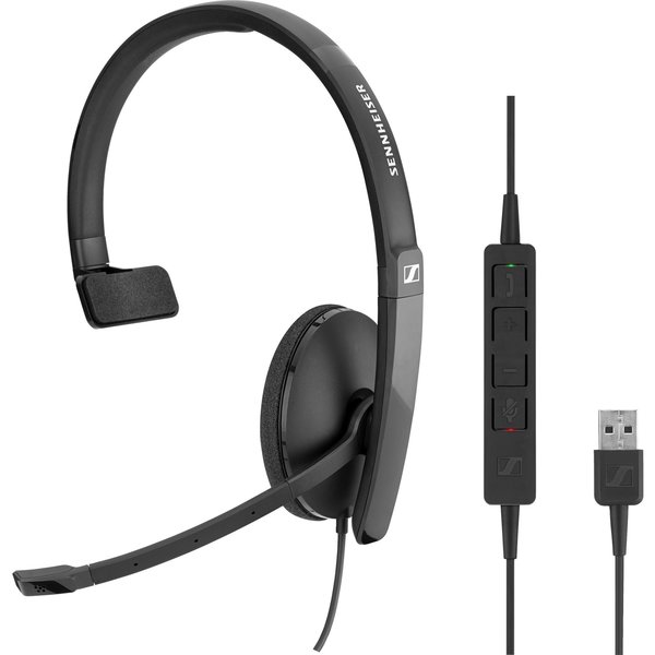 Sennheiser Electronic Communications Wired Monaural Usb-C Headset. Skype For Business Certified And Uc 508353